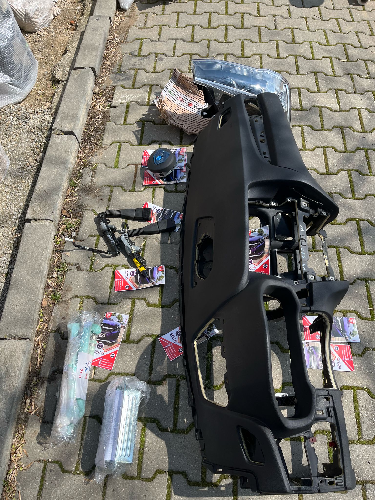 Kit Airbag Plansă de Bord BMW Seria 4 F32 F33 F36 + Far Față