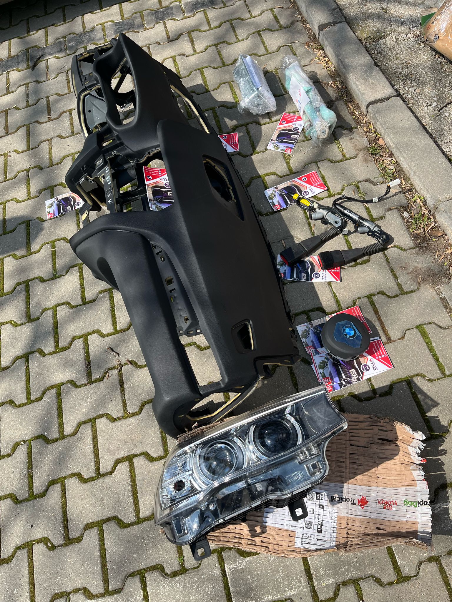 Kit Airbag Plansă de Bord BMW Seria 4 F32 F33 F36 + Far Față - Image 5