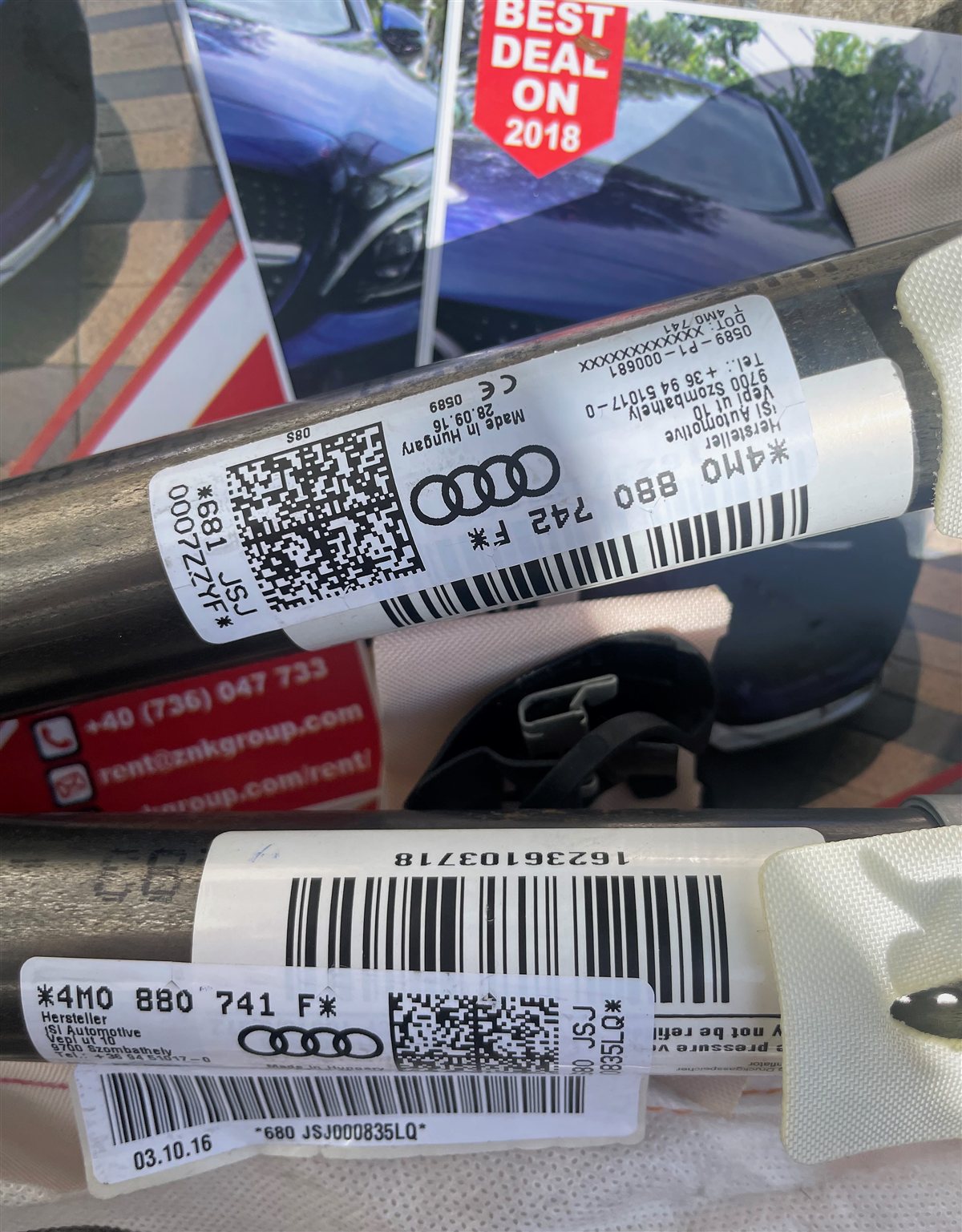 Audi 4M Q7 Kit Airbag
