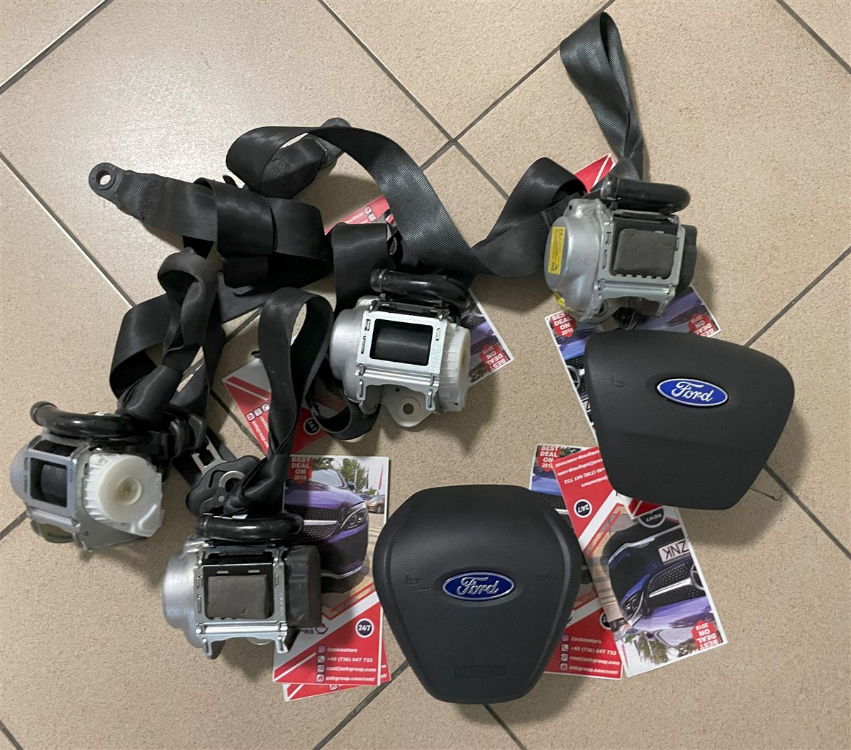 Ford Fiesta Mk8 Set Centuri Airbag Volan