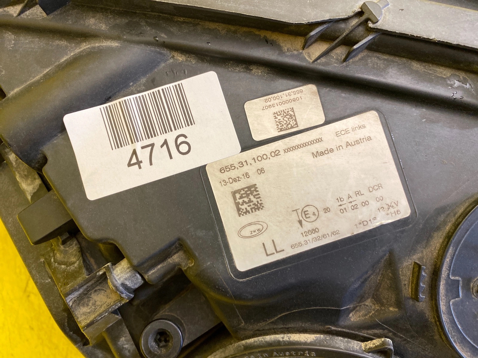 Far stânga Bi-Xenon BMW Seria 7 F01 2008-2013 OEM 4716 - Image 2