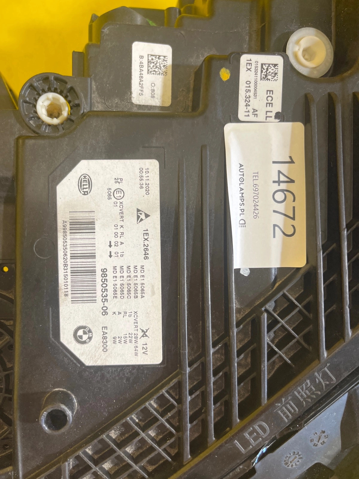 Far stânga Full LED BMW Seria 6 G32 Facelift OEM 9850535-06 - Image 2