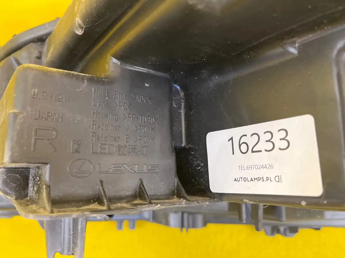 Far Dreapta Lexus Es Es350 Es300h 18 LED