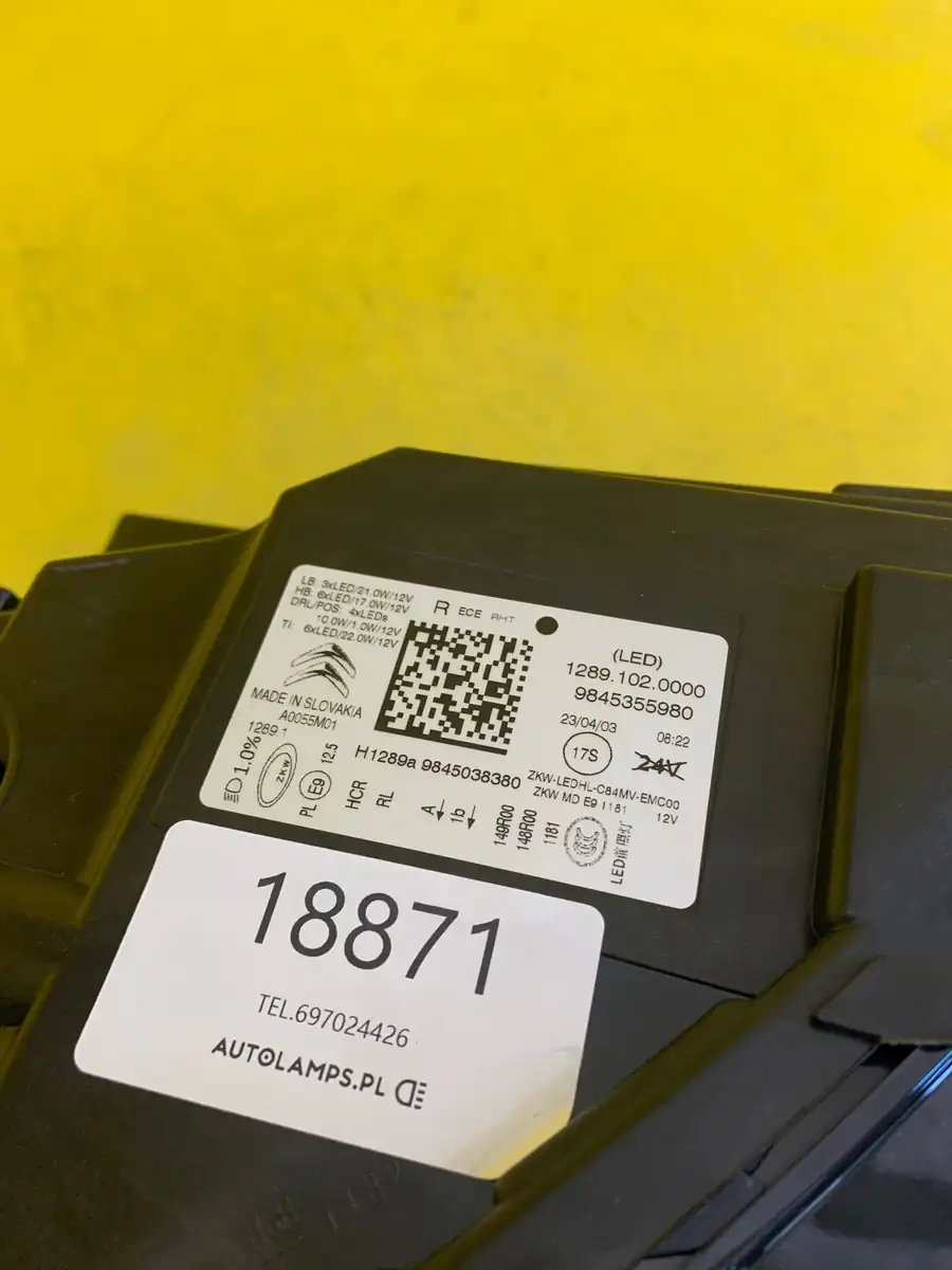 Far Dreapta Citroen C5 Aircross 22- Lift Full LED