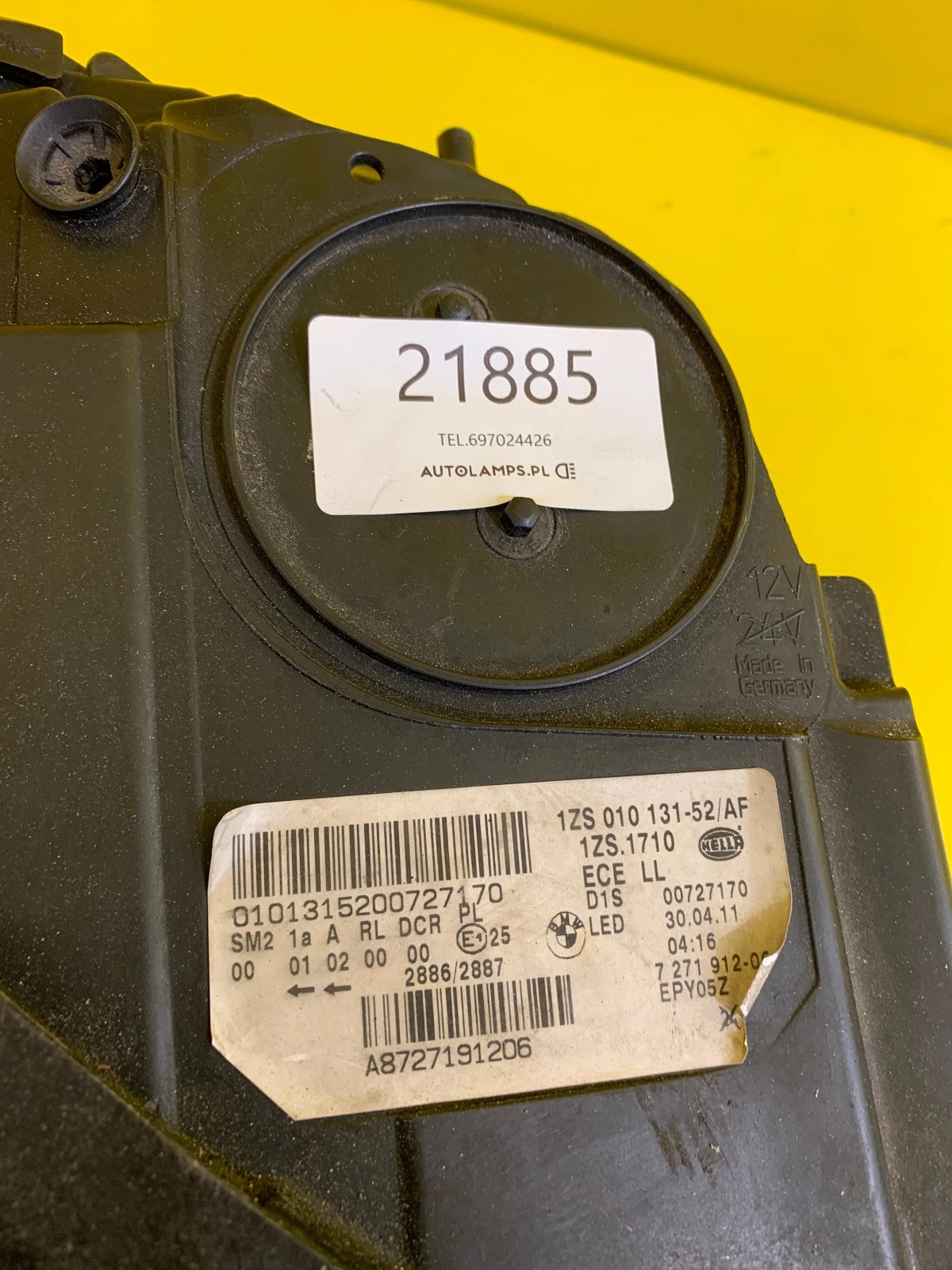 Far dreapta Xenon BMW Seria 5 F10 OEM 7271912-06 - Image 2