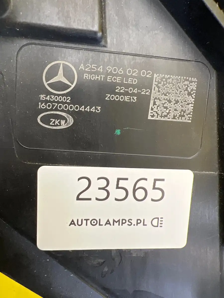 Far Dreapta Mercedes Glc W254 Digital Light