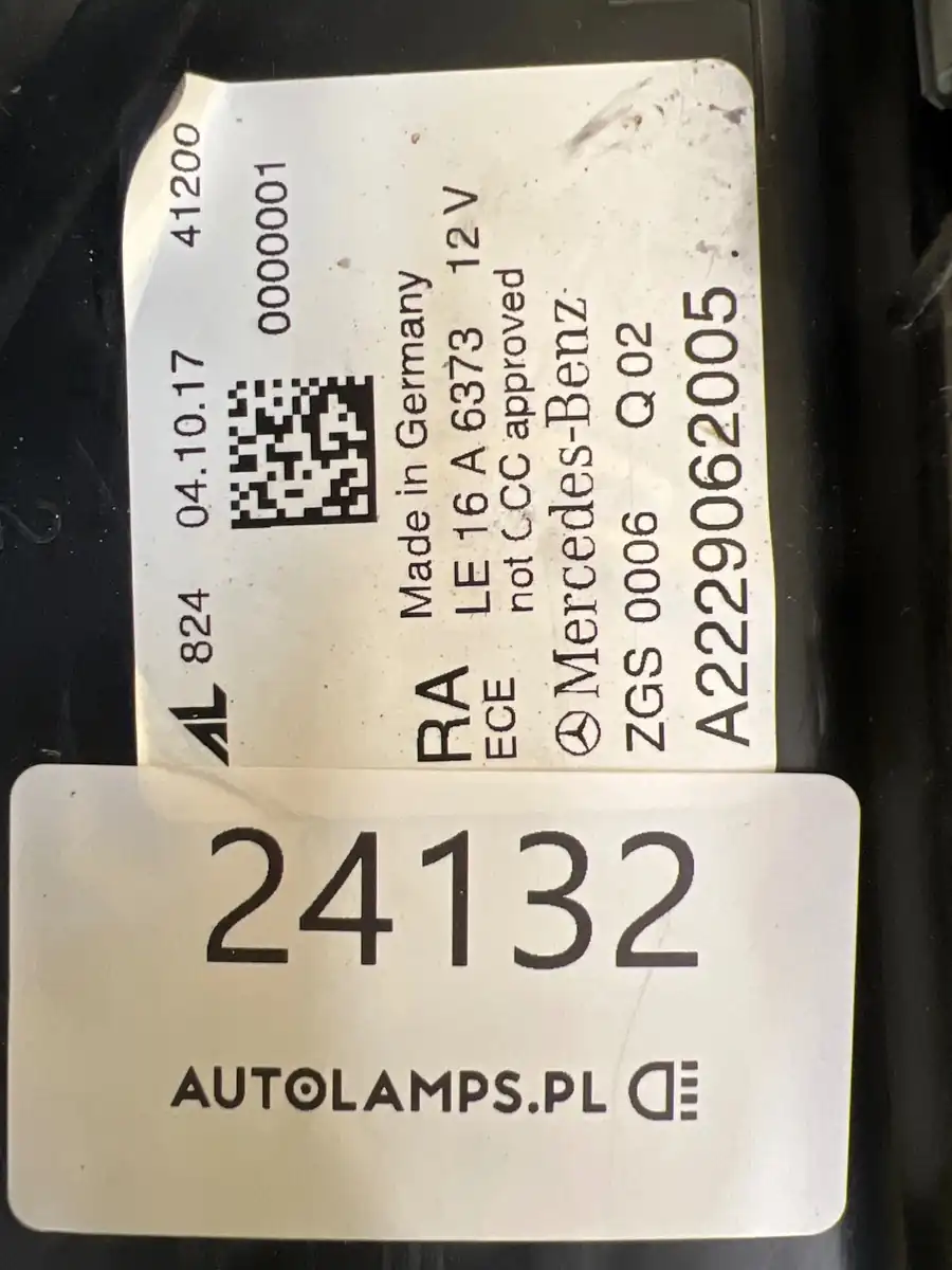 Far Dreapta Mercedes S 222 Lift Full LED
