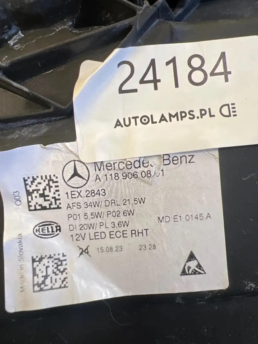 Far Dreapta Mercedes CLA W118 Full LED