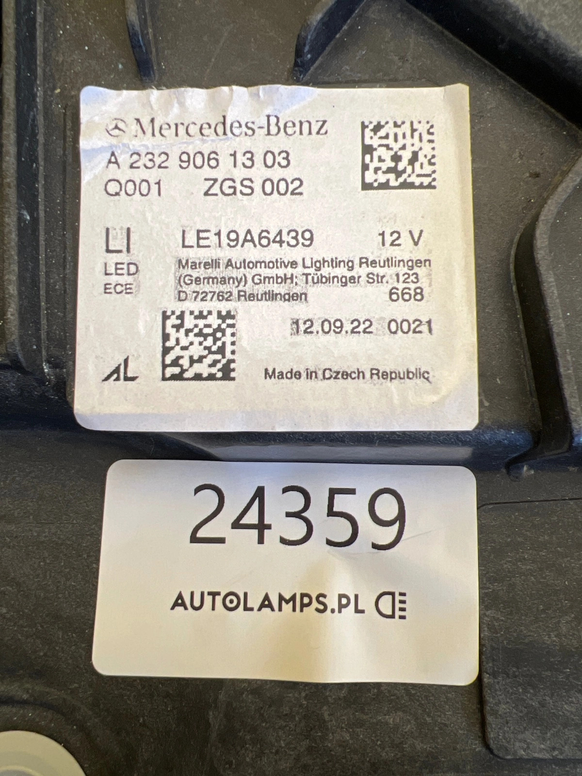 Far stânga Full LED A232 OEM 24359 - Image 2