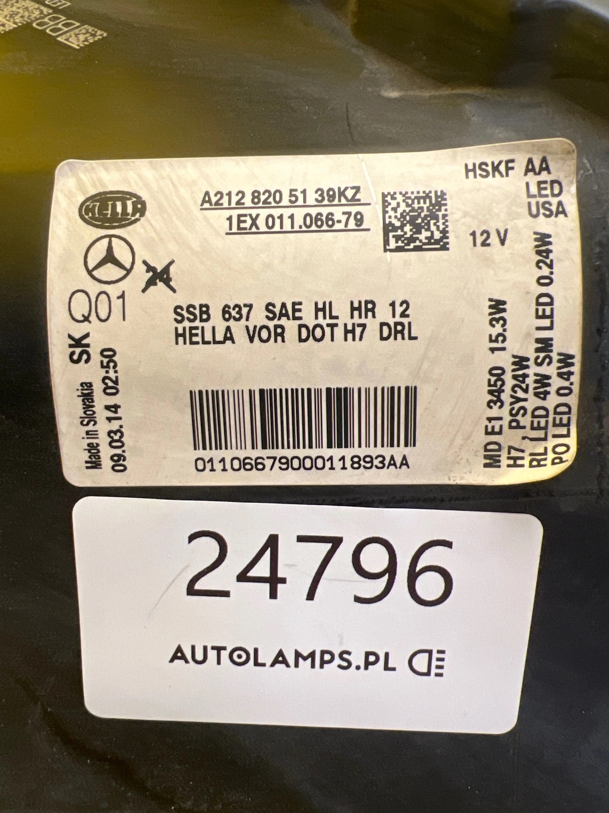 Far stânga LED Facelift OEM 24796 - Image 2