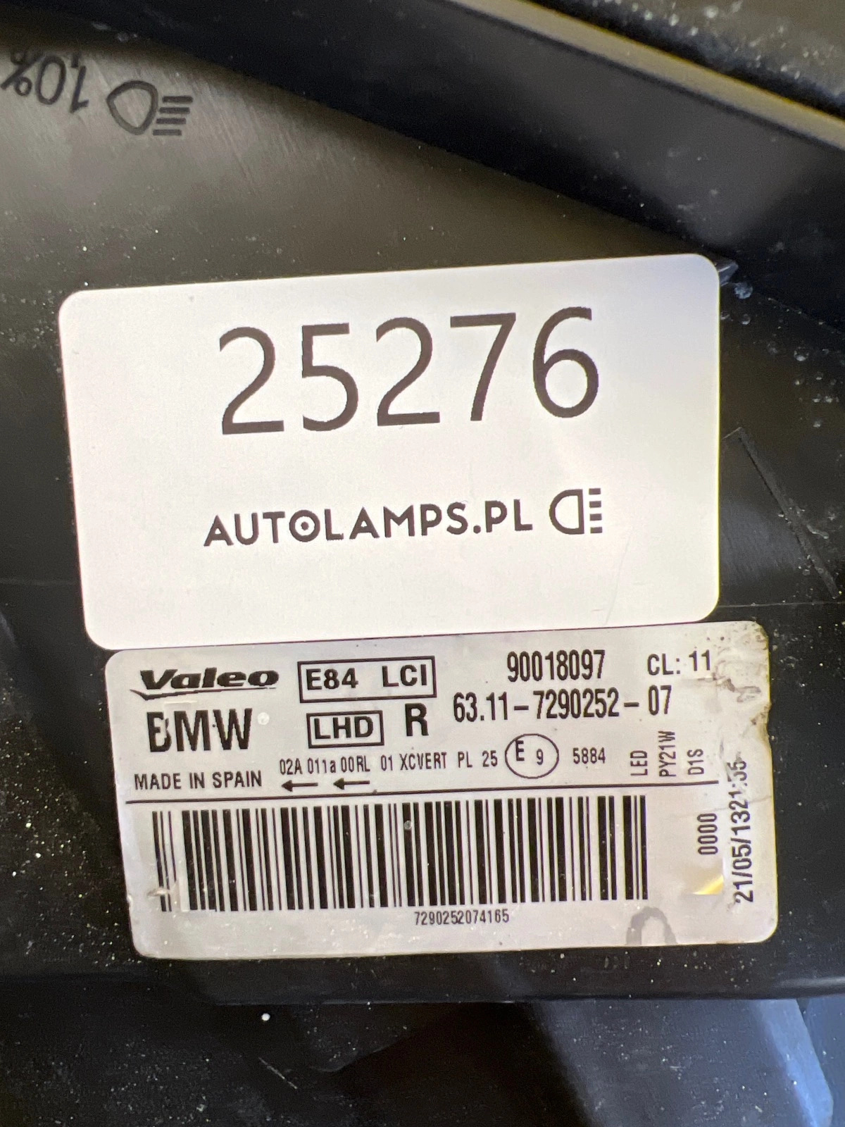 Far dreapta Xenon BMW X1 E84 Facelift 2012-2015 OEM 7290252-07 - Image 2