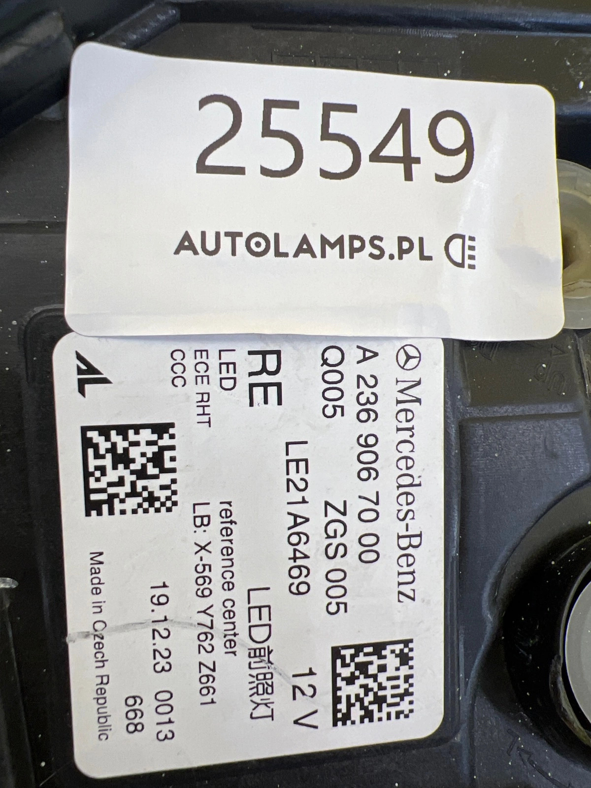 Far dreapta LED OEM 25549 - Image 2
