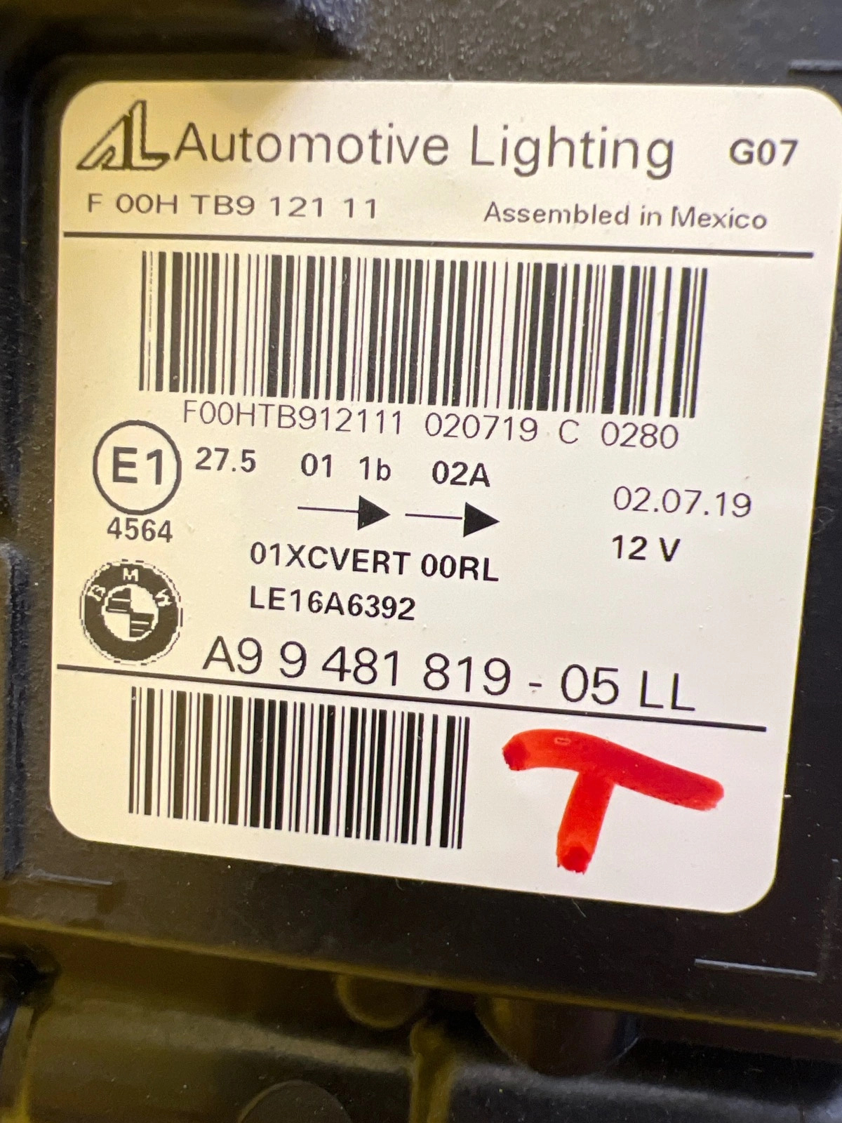Far stânga Full LED BMW X7 G07 OEM 9481819-05 - Image 3