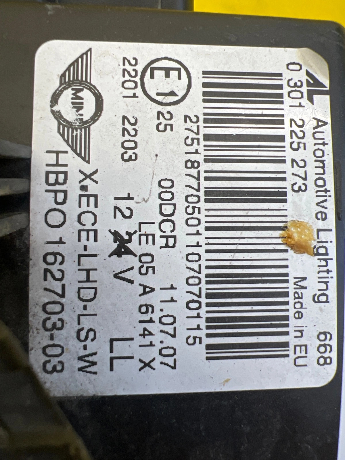 Far stânga Xenon OEM 162703-03 - Image 2