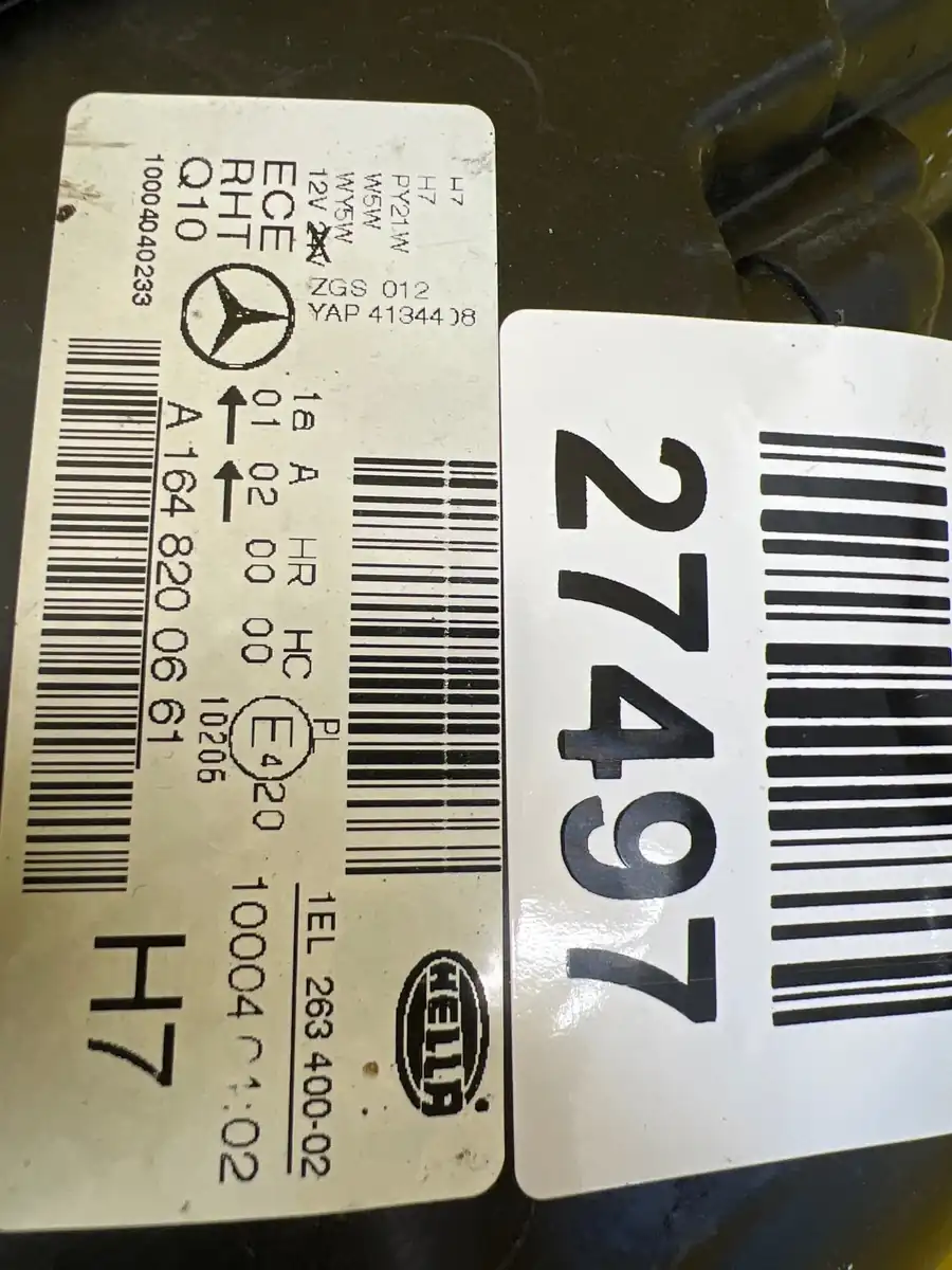 Far Dreapta Mercedes Ml W164 Xenon
