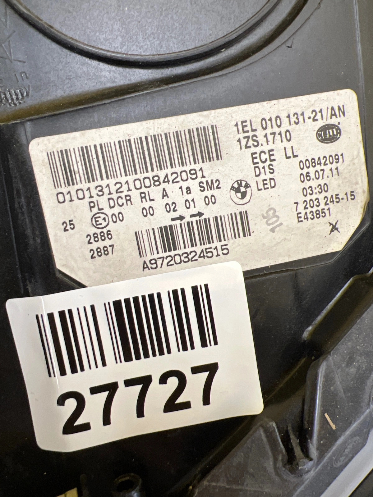 Far stânga Xenon BMW Seria 5 F10 OEM 7203245-15 - Image 2