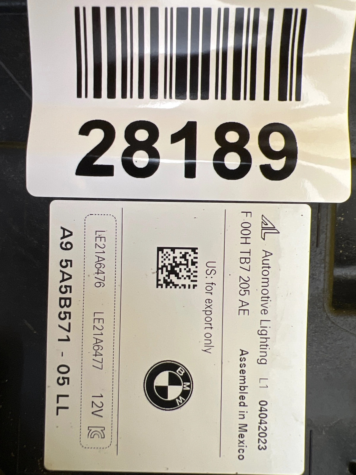 Far stânga Full LED BMW X5 G05 Facelift OEM 5A5B571-05 - Image 2