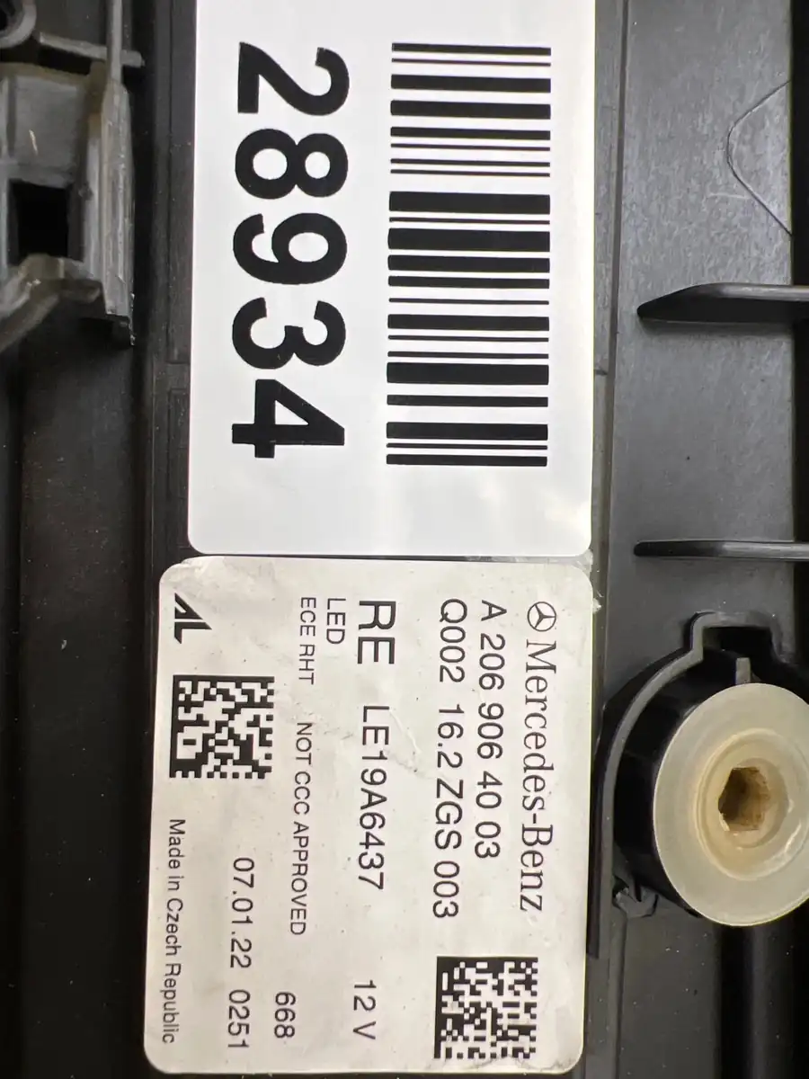 Far Dreapta Mercedes C-Class W206 21- Full LED