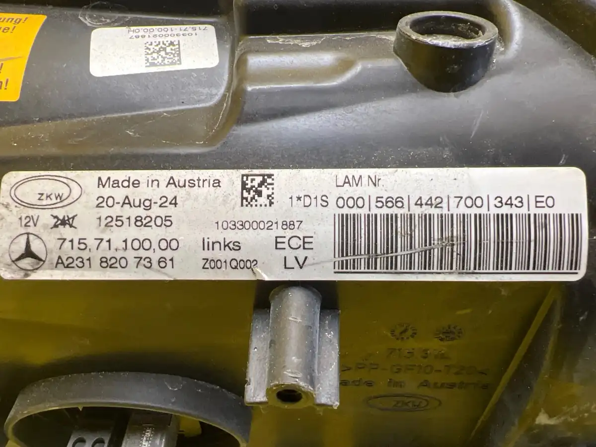 Far Mercedes Sl AMG A231 W231 Bixenon