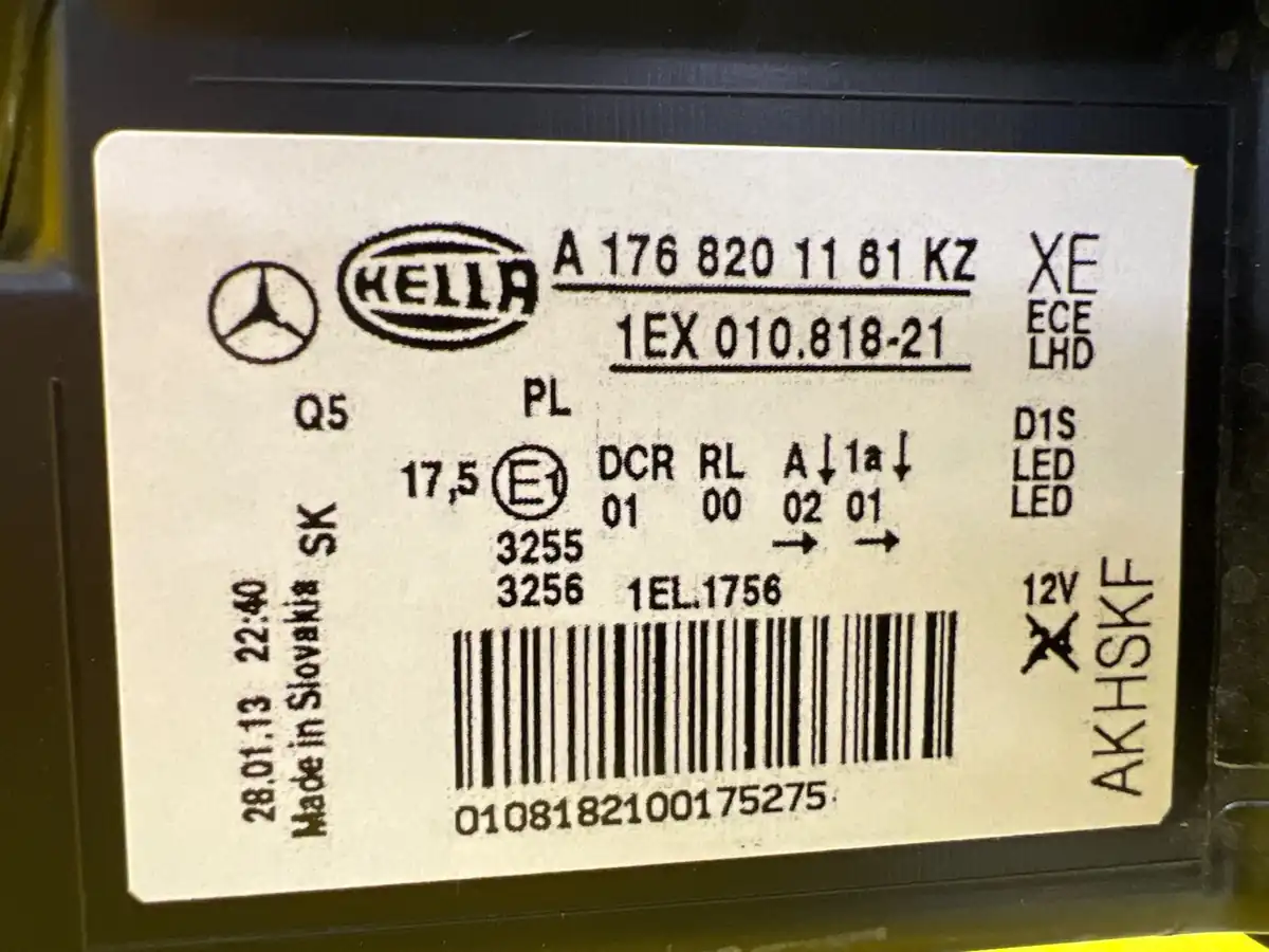 Far Mercedes A-Class W176 Xenon