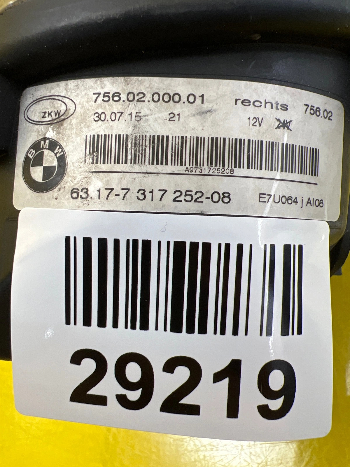 Far LED BMW X5 F15 OEM 7317252-08 - Image 2
