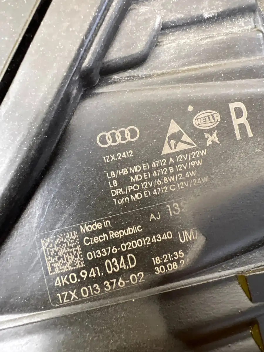 Far Dreapta Audi A6 C8 4K Full LED
