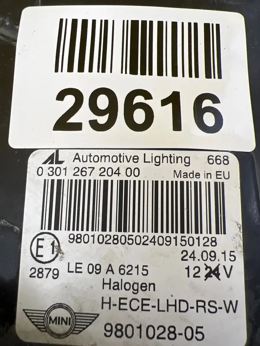 Far Dreapta Mini R60 R61 Halogen