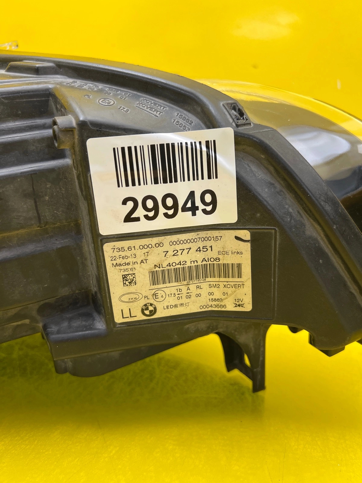 Far stânga Full LED Adaptive BMW X6 E71 Facelift OEM 29949 - Image 3