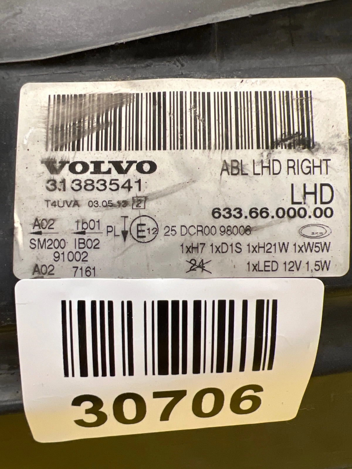 Far Dreapta Volvo Xc70 V70 S80 Ii Xenon - Image 2