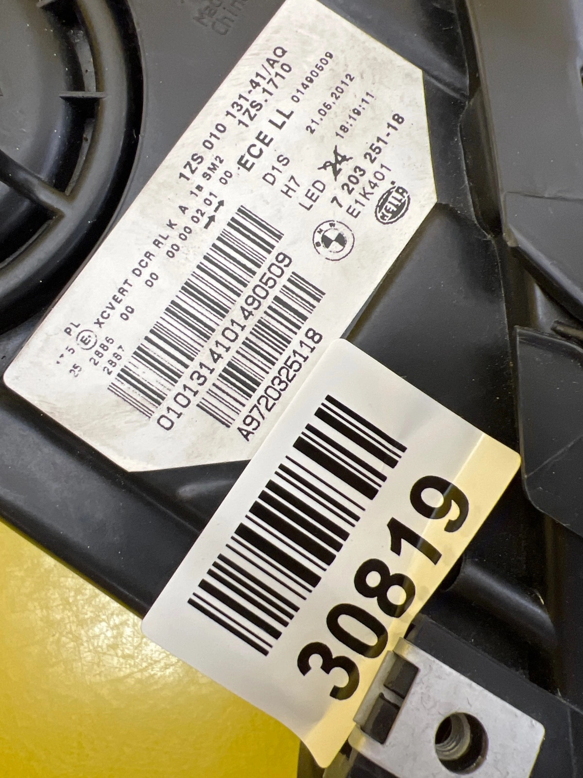 Far stânga Xenon BMW Seria 5 F10 OEM 7203251-18 - Image 2
