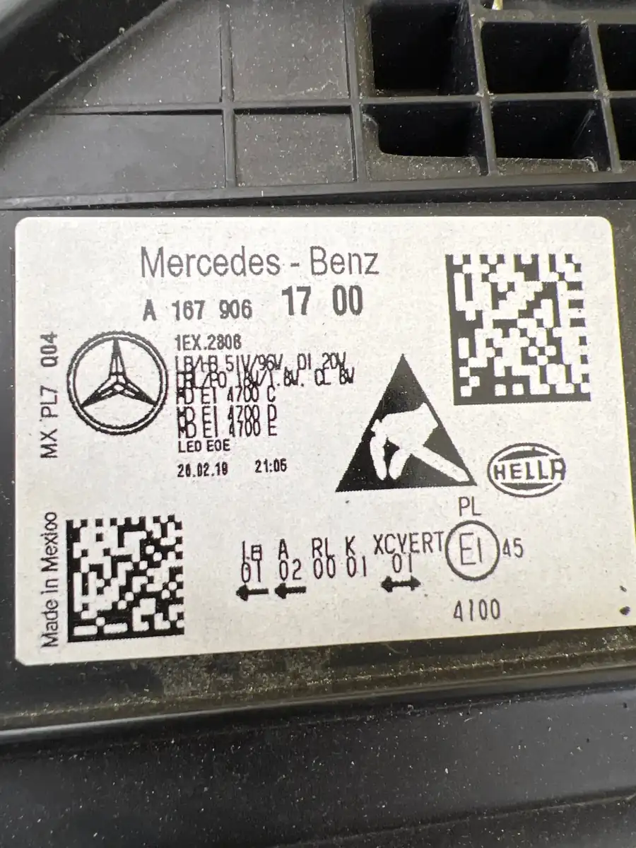 Far Dreapta Mercedes GLE W167 Multibeam LED