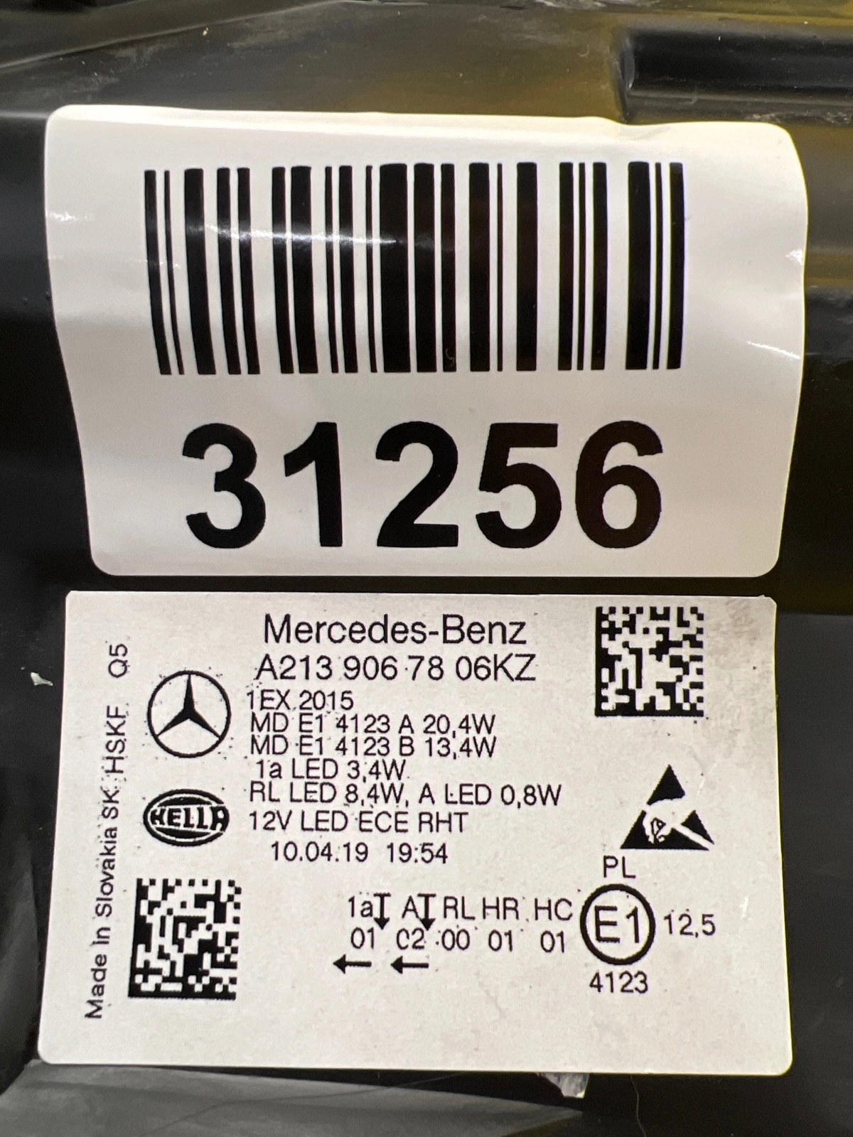 Far Mercedes E-Class W213 Halogen - Image 2