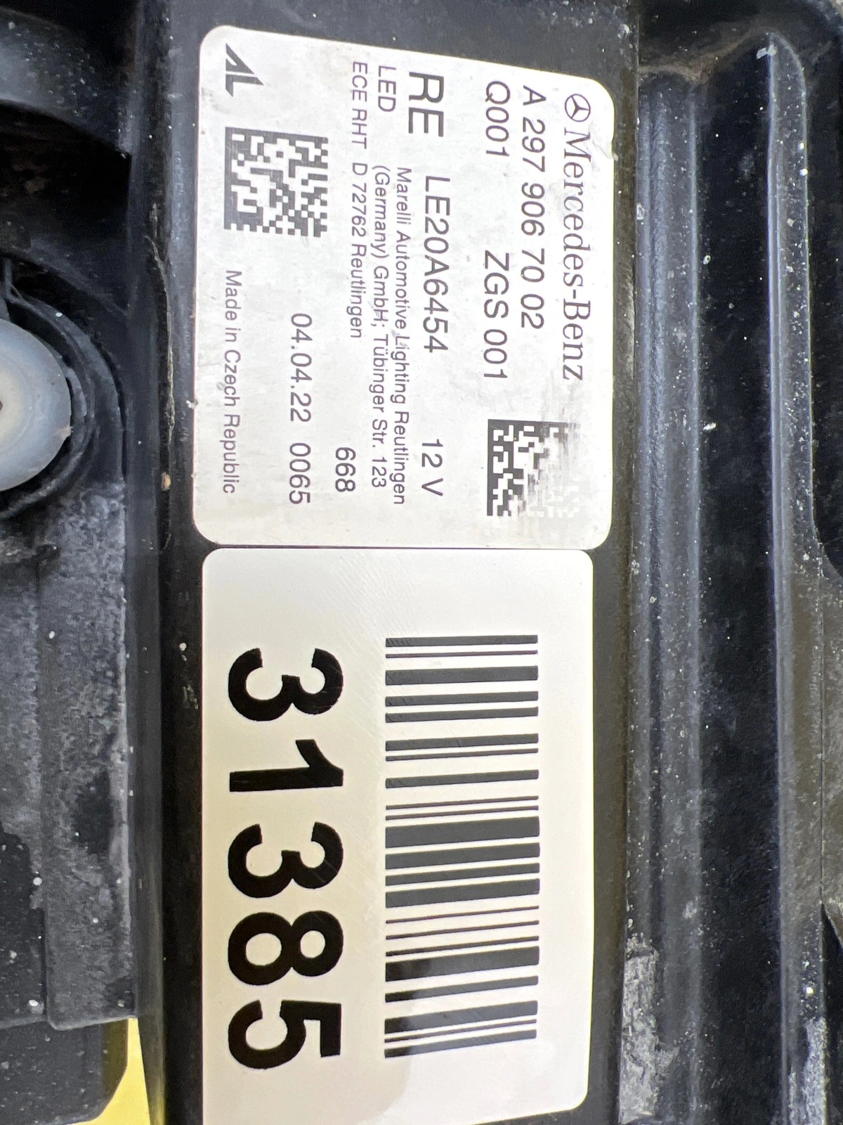 Far Dreapta Mercedes EQS 297 AMG W297 Full LED - Image 2