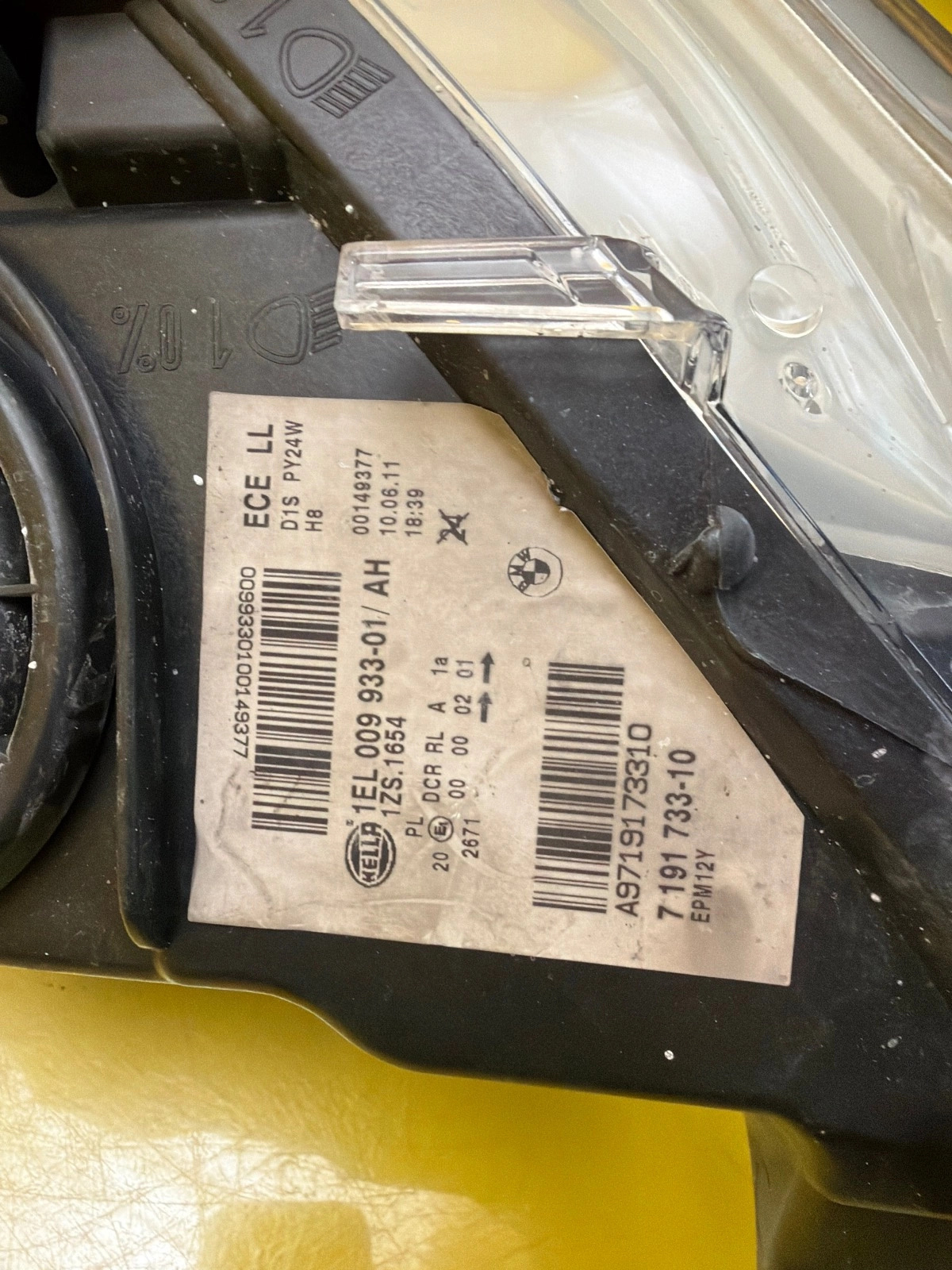 Far stânga Bi-Xenon Direcțional E89 OEM 7191733-10 - Image 2