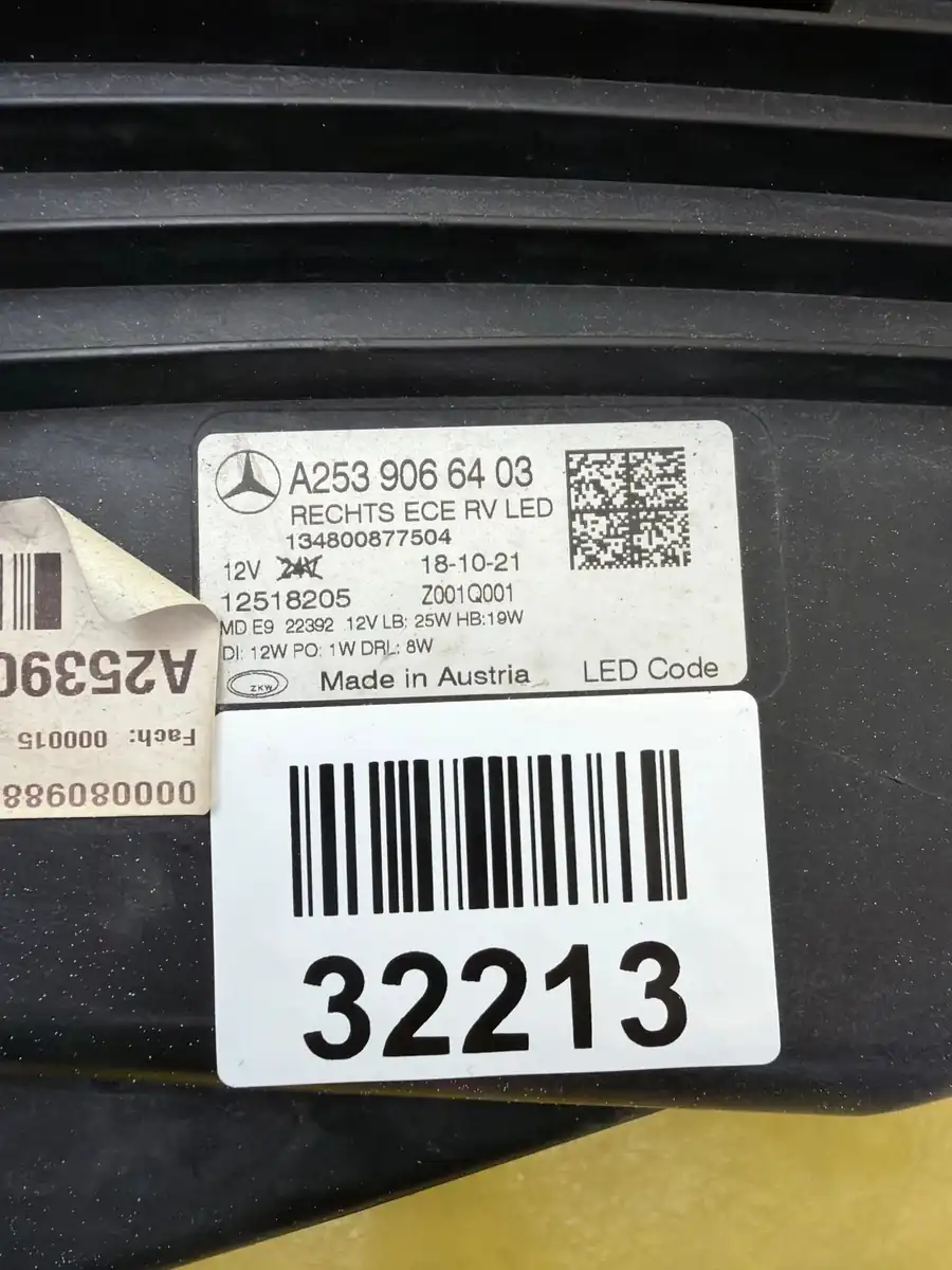 Far Dreapta Mercedes GLC W253 19 Lift LED