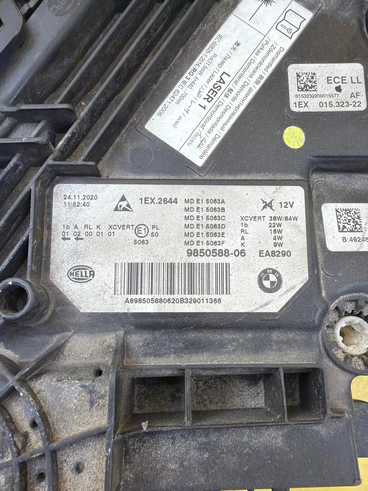 Far dreapta Laser BMW Seria 5 G30 Facelift OEM 9850588-06 - Image 2