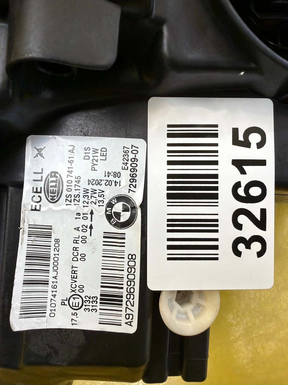 Far stânga LED Xenon Direcțional BMW Seria 1 F20 OEM 7296909-07 - Image 2