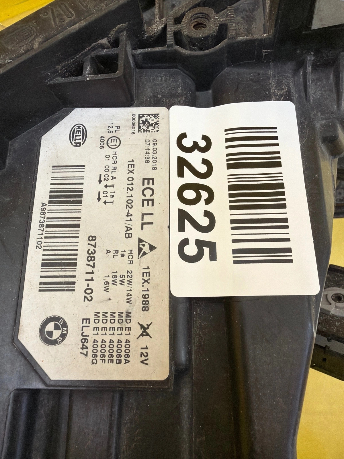 Far stânga Full LED BMW Seria 3 F30 Facelift OEM 8738711-02 - Image 2