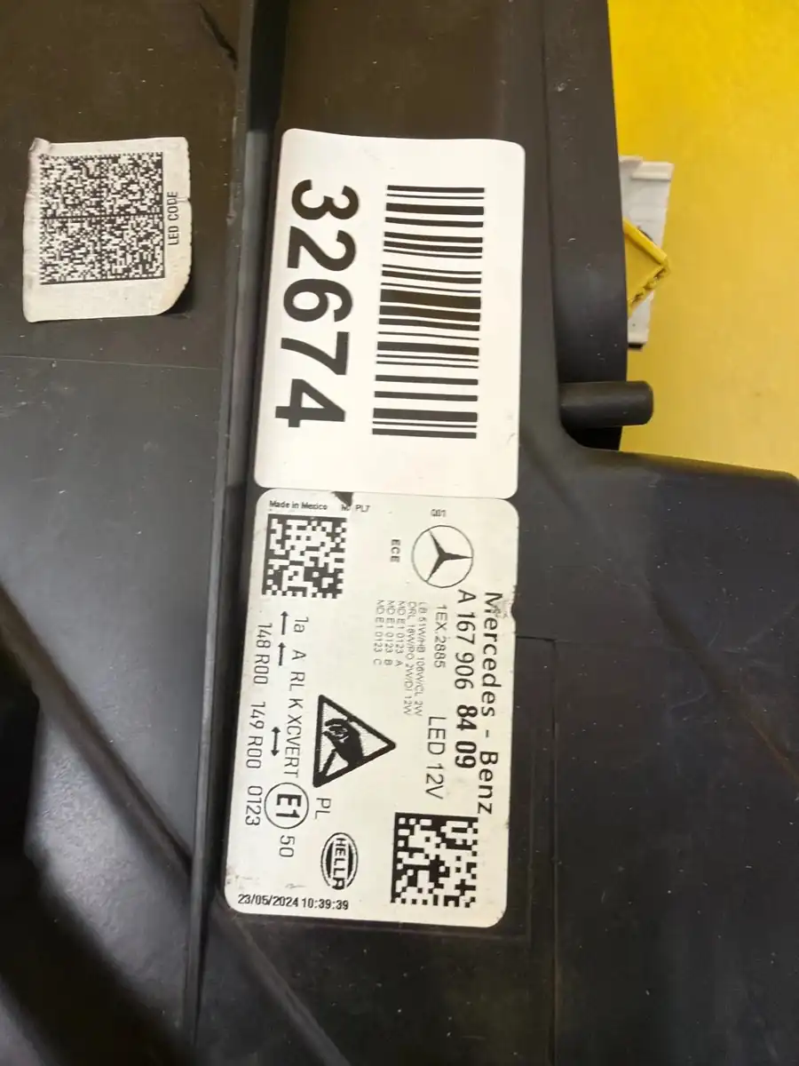 Far Dreapta Mercedes GLE W167 Lift Full LED