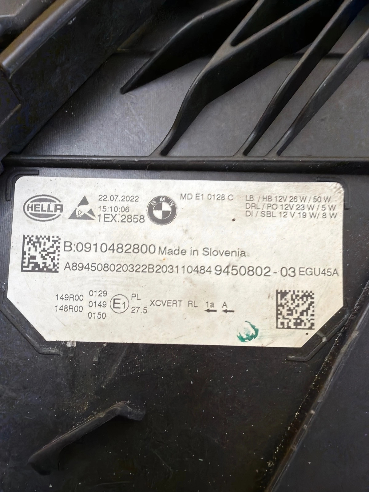 Far dreapta Full LED BMW Seria 3 G20 Facelift OEM 9450802-03 - Image 3