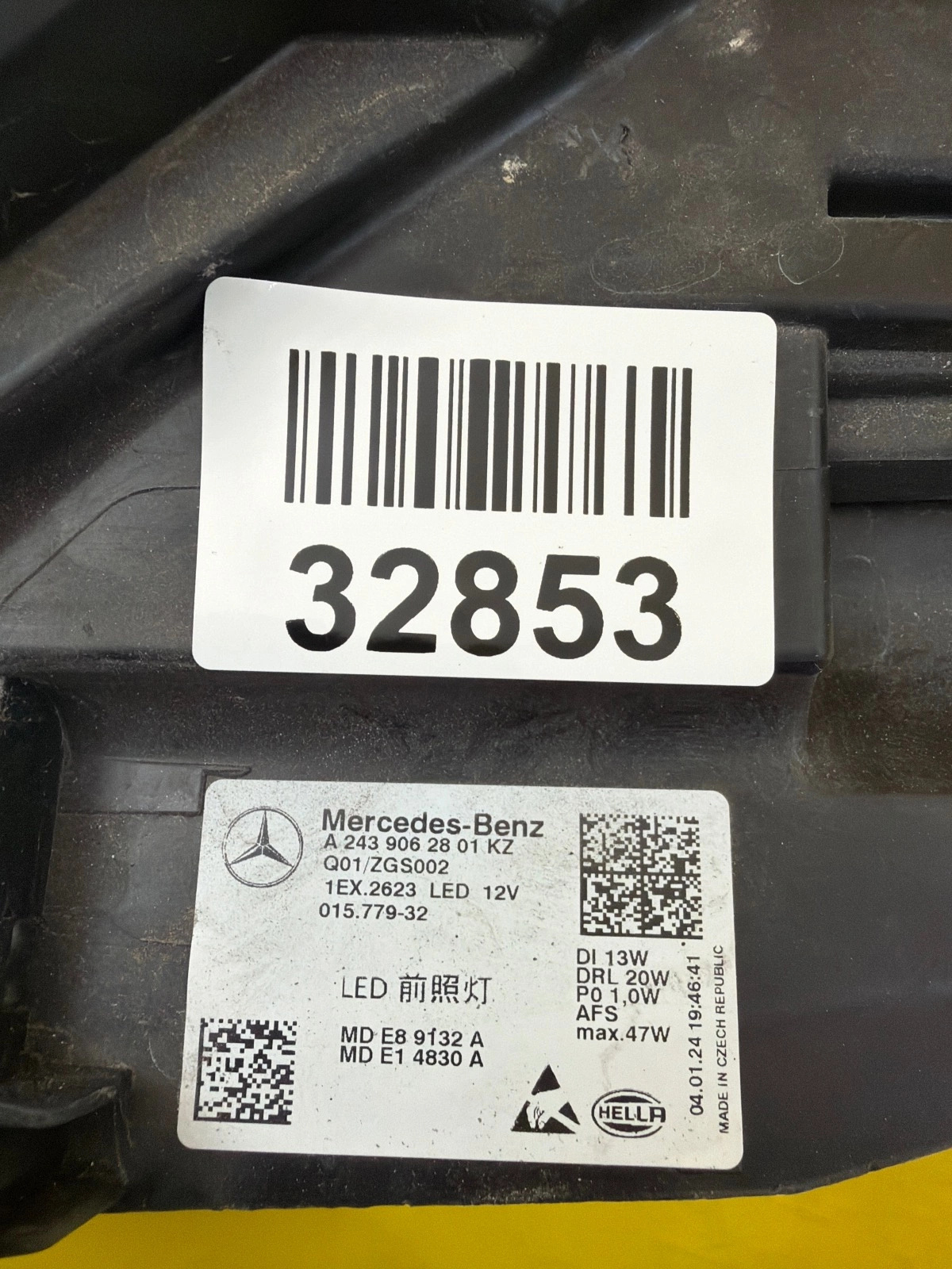 Far Dreapta Full LED Mercedes EQB EQA W243 - Image 2