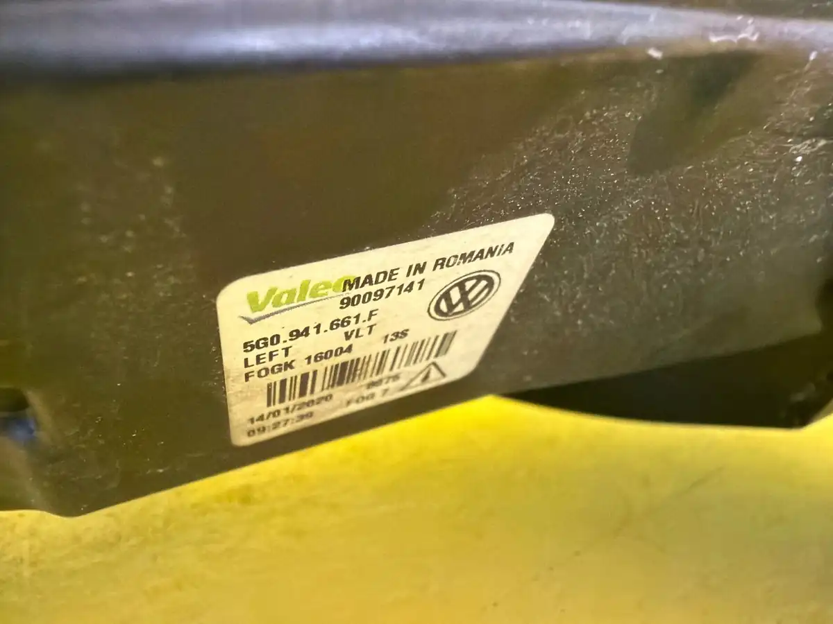 Far Stanga Volkswagen Halogen Lewy Golf Vii