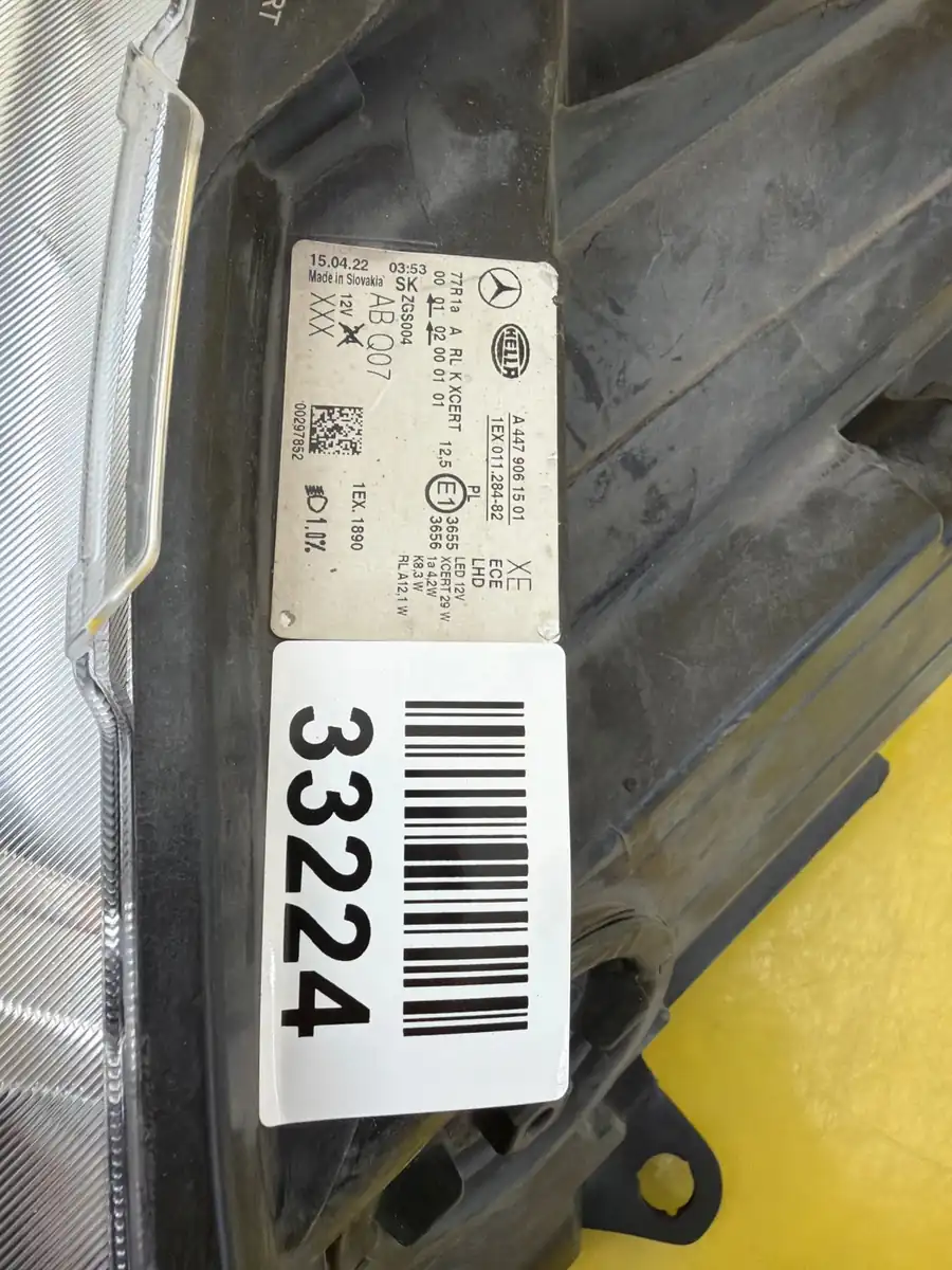 Far Dreapta Mercedes V-Klasa Vito W447 Lift Full LED