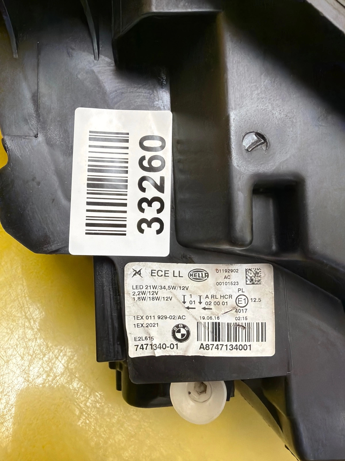 Far dreapta Full LED BMW Seria 1 F20 Facelift OEM 7471340-01 - Image 2