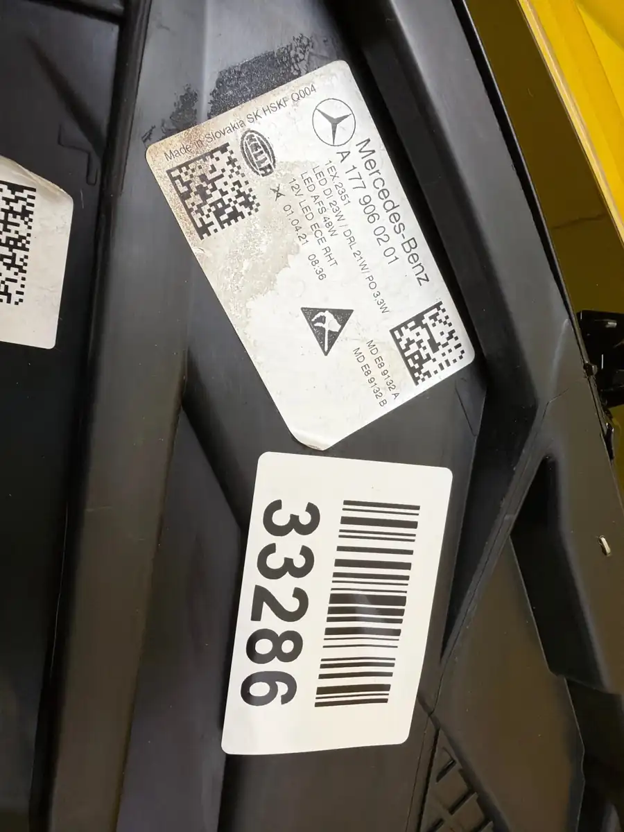 Far Dreapta Mercedes A-Class W177 19- Full LED