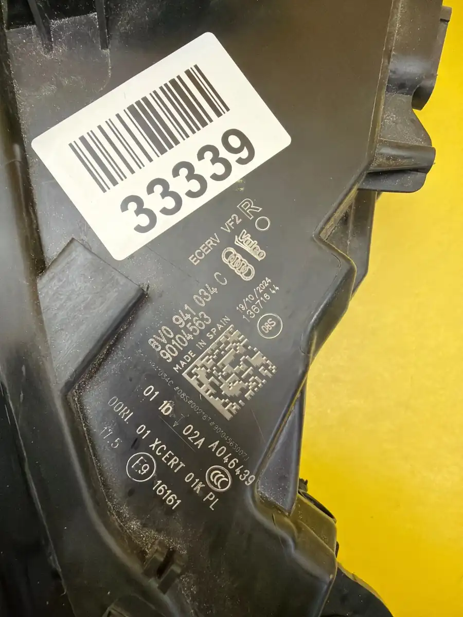 Far Dreapta Audi A3 8V Lift Full LED