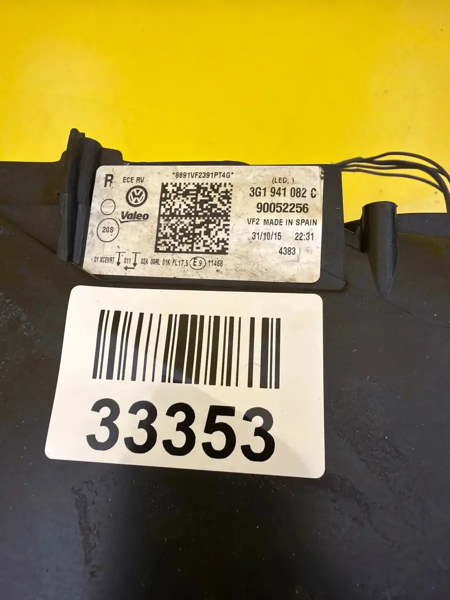 Far Dreapta VW Passat B8 Full LED