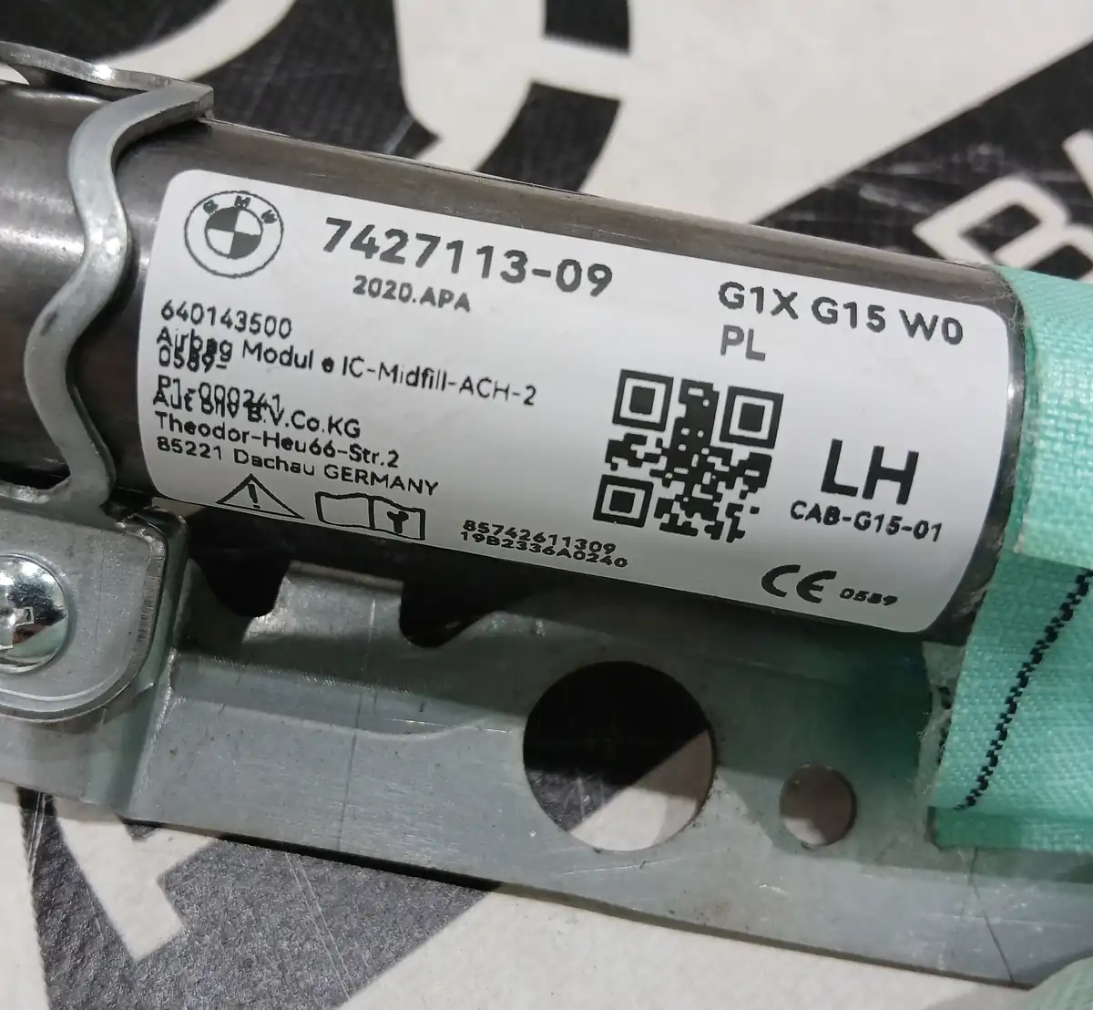 airbag cortina dreapta bmw g15