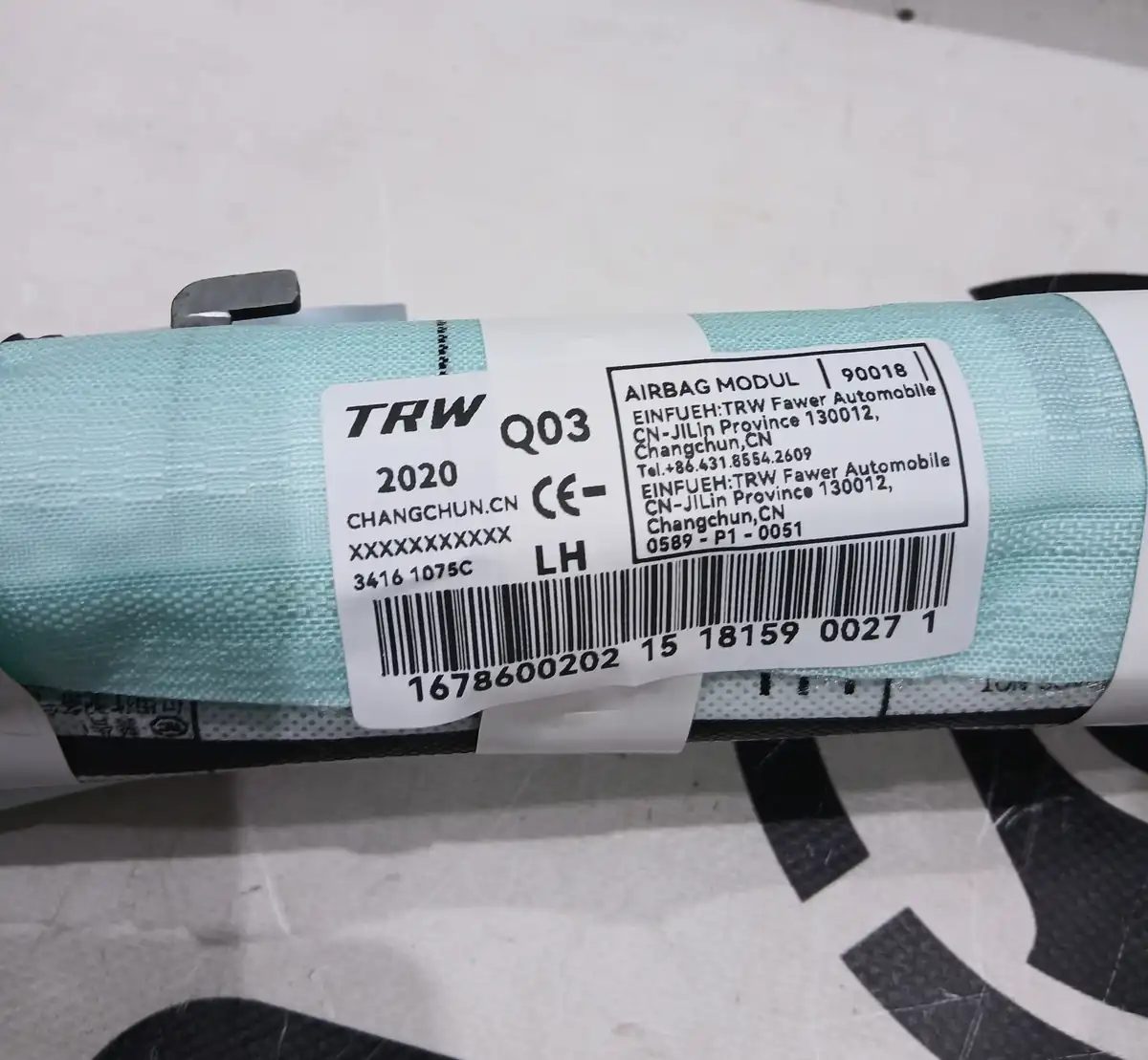 airbag cortina stanga mercedes-benz x167
